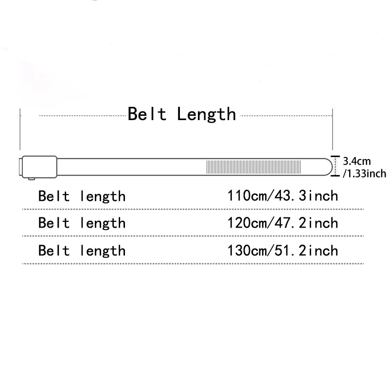 The New Buckle Toothless Automatic Buckle Belt Men'S Casual Style Business All-Match Waist Belt Personality Youth Trendy Pants