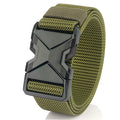 The New Men'S 125Cm Buckle Belt Nylon Braided Lightweight Breathable Daily Commuter Men'S Belt